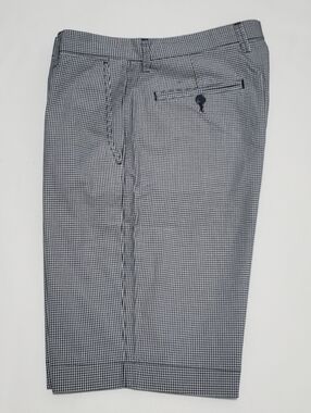J. Crew Black White Gingham Plaid Shorts 32 Waist